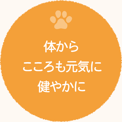 健やかに
年齢を重ねていく
お手伝い