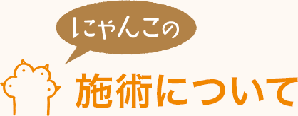 施術について